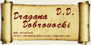Dragana Dobrovocki vizit kartica